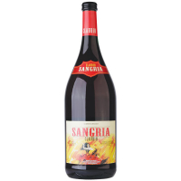 Вино Claudio Sangria червоне напівсолодке 7,5% 1,5л