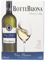 Вино Botte Buona Vino Bianco D'Italia біле напівсухе 11% 3л - 4 шт*750мл