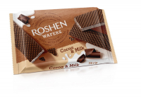 Вафлі Roshen Wafers какао-молоко 72г