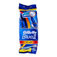 Бритва Gillette Blue II Plus одноразова 8+2шт.