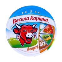 Сир Весела Корівка Асорті 8 порцій 50% 140г х60