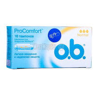 Тампони гігієнічні O.b. ProComfort Normal, 16 шт.