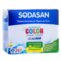 Пральний порошок органічний концентрований для кольорових тканин Sodasan Color, 1,2 кг