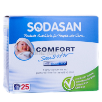Пральний порошок органічний концентрований для дитячих речей Sodasan Сomfort Sensitive, 1,2 кг