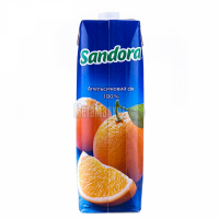 Сік Sandora апельсиновий 100% 0,95л