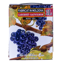 Вино Alianta Vin B&B Cabernet червоне сухе 9-11% 3л 