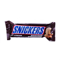 Морозиво Snickers молочне з арахісом та карамеллю у молочно-шоколадній глазурі 48г 