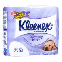 Туалетний папір Kleenex Premium Comfort Білий, 4 шт.