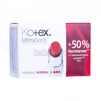 Тампони гігієнічні  Kotex Ultra Sorb Normal, 8 шт.