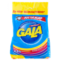 Пральний порошок для кольорових тканин Gala Антижир Яскраві Кольори Автомат, 4,5 кг