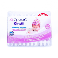 Дитячі ватні палички гігієнічні Cleanic Baby Sensitive, 60 шт.