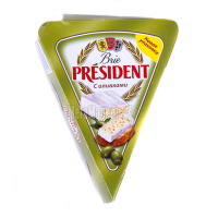 Сир President Brie з оливками 60% 125г х6