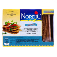 Хлібці Nordic хрусткі зі злаків Пшеничні 100г