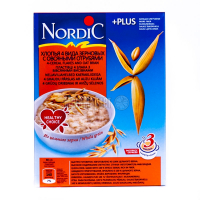 Каша Nordic 4 зернових з вівсяними отрубями 600г
