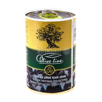 Оливки Olive line чорні відбірні б/к 420г