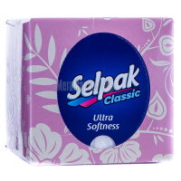 Серветки паперові гігієнічні Selpak Classic Ultra Softness, 48 шт.