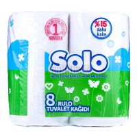 Туалетний папір Solo Білий, 8 шт.
