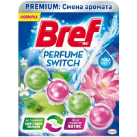 Туалетний блок Bref Perfume Switch "Квітуча яблуня/Лотос", 50 г