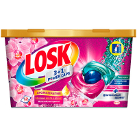 Засіб Losk для прання Power Сaps еф. олії малазійські квіти 12шт